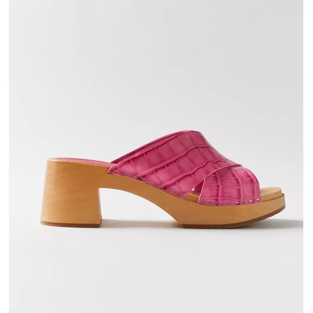 Swedish Hasbeens Fuchsia Mules - Picture 5 of 16